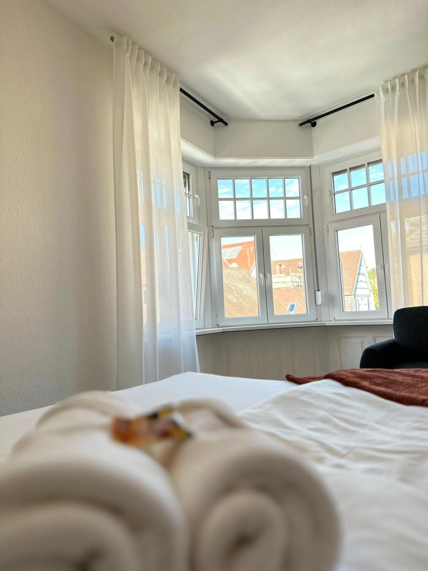 Amao-Brown I Exklusives City-Apartment I 85Qm I Privatparkplatz & Komfort I King-Size Bed Lahr/Schwarzwald Kültér fotó
