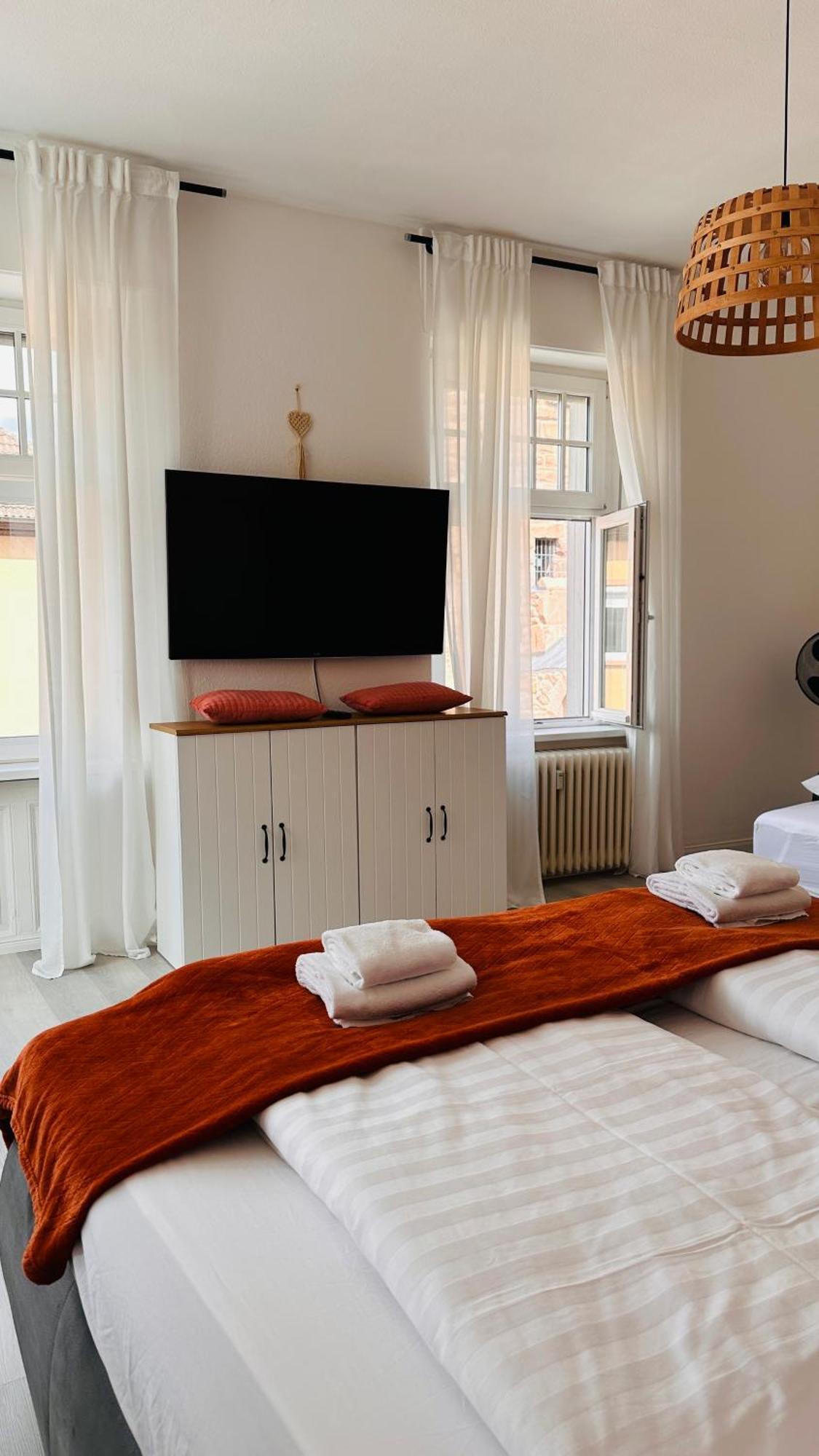 Amao-Brown I Exklusives City-Apartment I 85Qm I Privatparkplatz & Komfort I King-Size Bed Lahr/Schwarzwald Kültér fotó